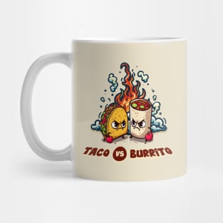 Taco vs Burrito - The Ultimate Showdown Mug